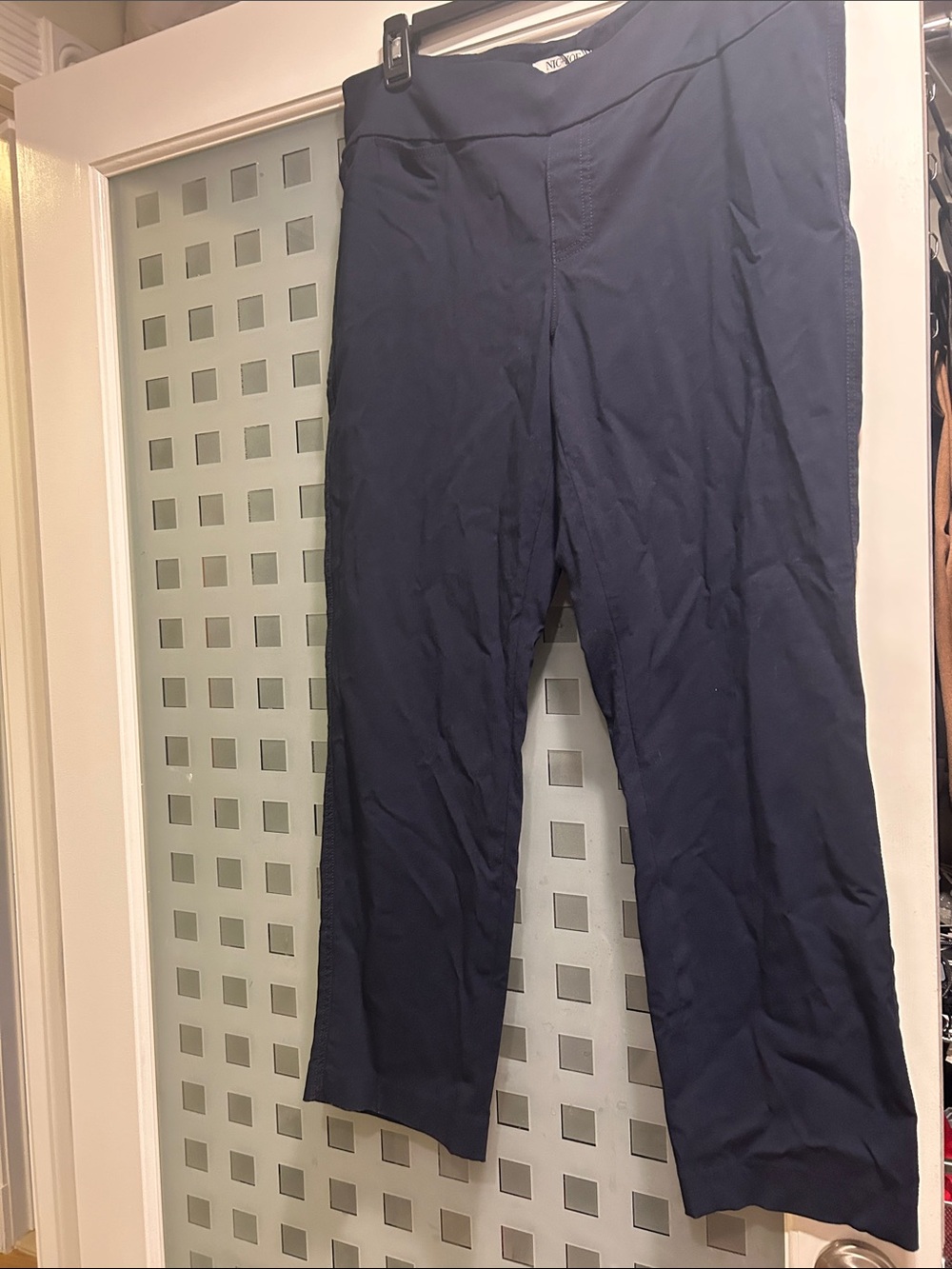NIC+ZOE Navy Stretch Chinos